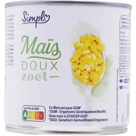 Maïs doux